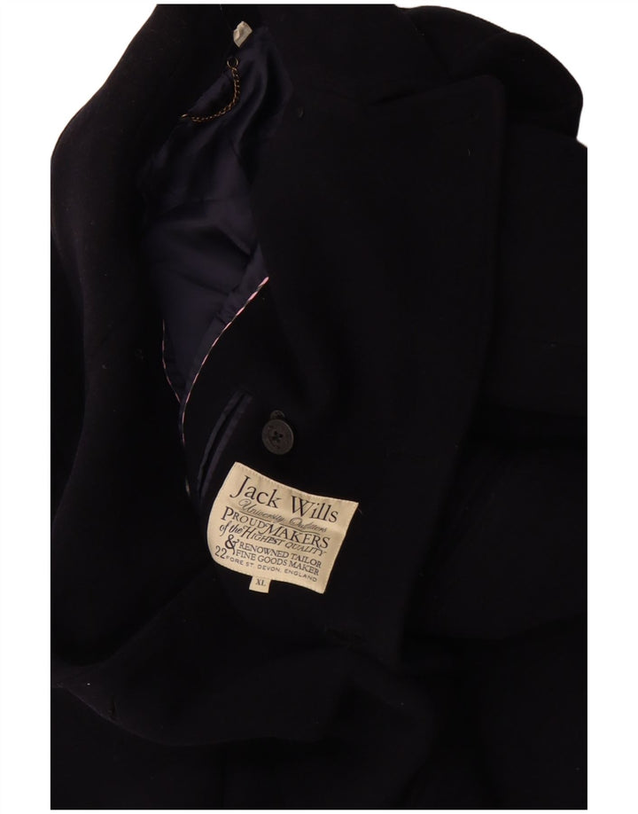 JACK WILLS Herre Pea Coat UK 42 XL Navy Blue