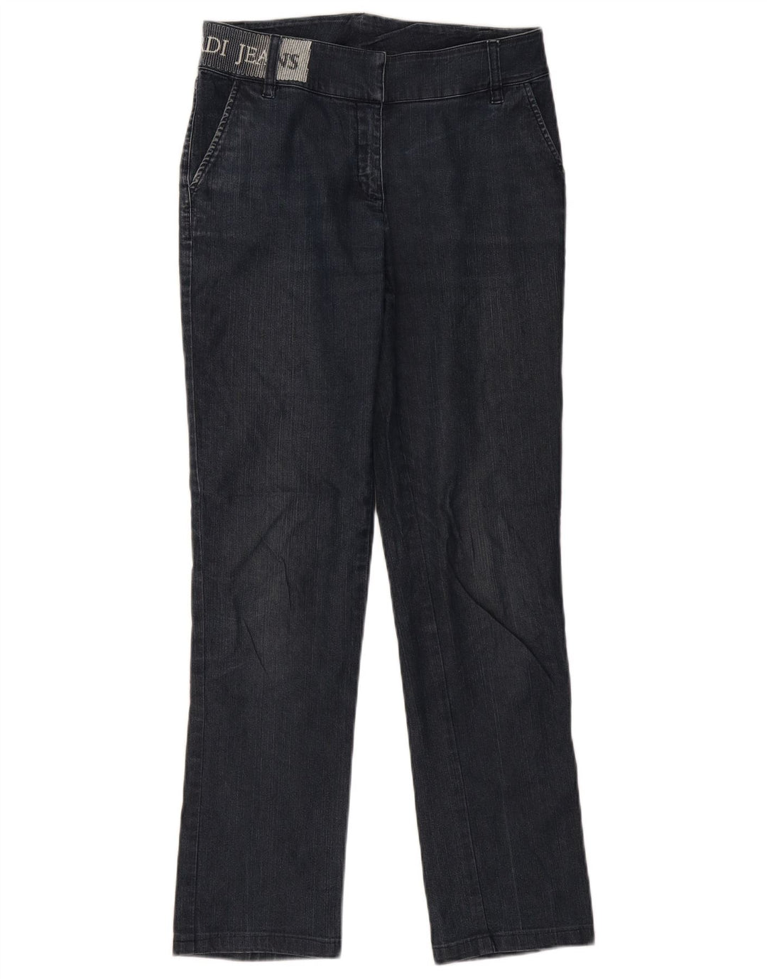 Trussardi Graphic Slim Jeans til kvinder W26 L31 Marineblå
