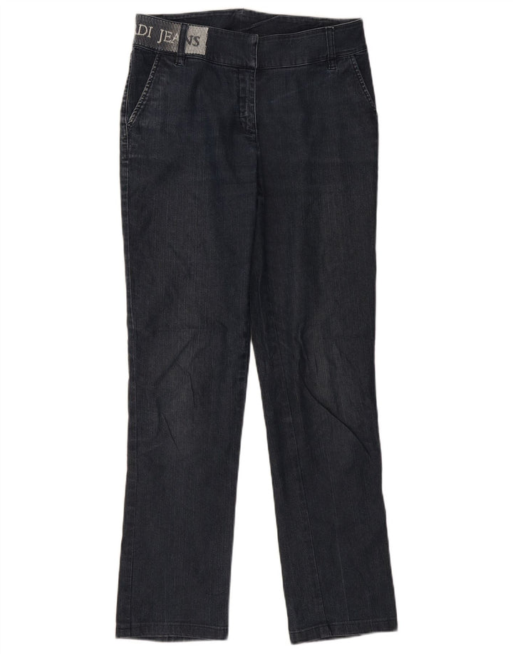 Trussardi Graphic Slim Jeans til kvinder W26 L31 Marineblå