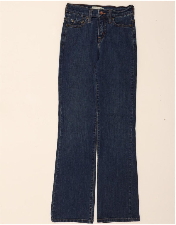 LEVI'S Womens Perfectly Slimming Bootcut-jeans US 2 XS W24 L30 Blå Bomuld