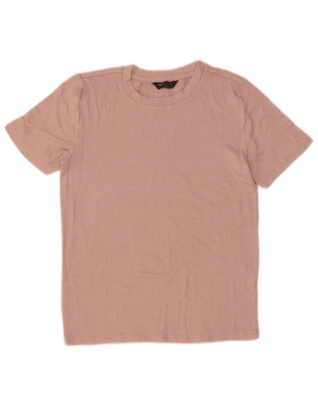 Marks & Spencer T-shirt top til kvinder UK 12 Medium Pink
