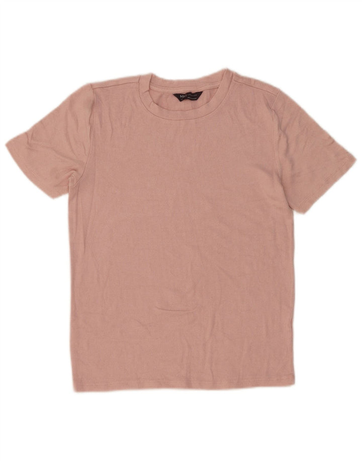 Marks & Spencer T-shirt top til kvinder UK 12 Medium Pink