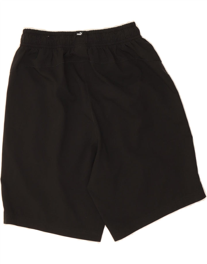 PUMA Boys Graphic Sport Shorts 13-14 Years  Black Polyester Vintage Puma and Second-Hand Puma from Messina Hembry 