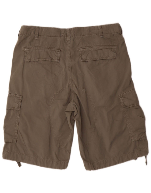 Jack & Jones Herre Cargo Shorts Små W29 Khaki Bomuld