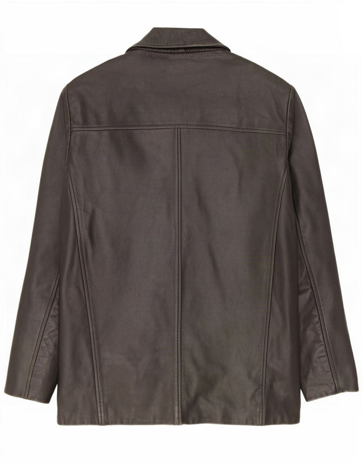 MONTANA Herre Læderjakke UK 44 2XL Sort