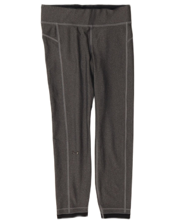 Under Armour Womens Crop Leggings UK 4 XS Grå Polyester