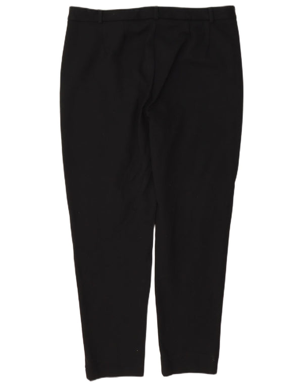 Marks & Spencer Dame Slim Casual Bukser UK 16 Large W34 L29 Sort