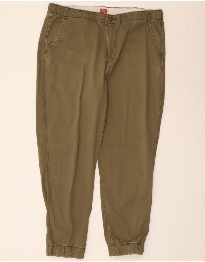 LEVI'S Joggers til mænd Chinobukser 2XL W40 L28 Khaki Bomuld