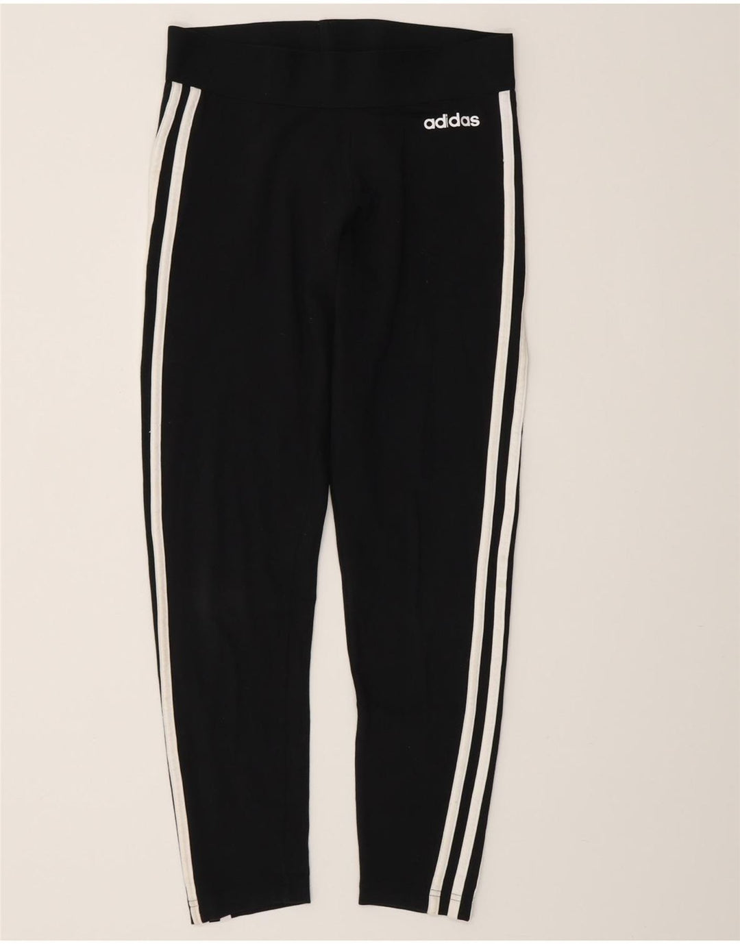 ADIDAS Dame Leggings UK 8/10 Small Black Bomuld