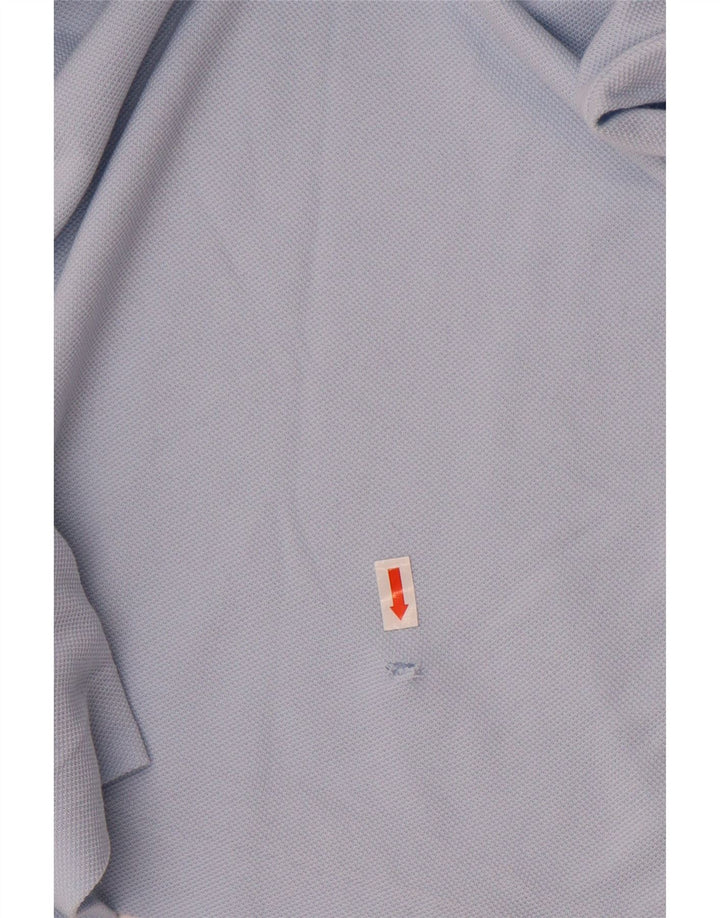 Lacoste Herre Classic Fit Polo Shirt Størrelse 7 2XL Blå Bomuld