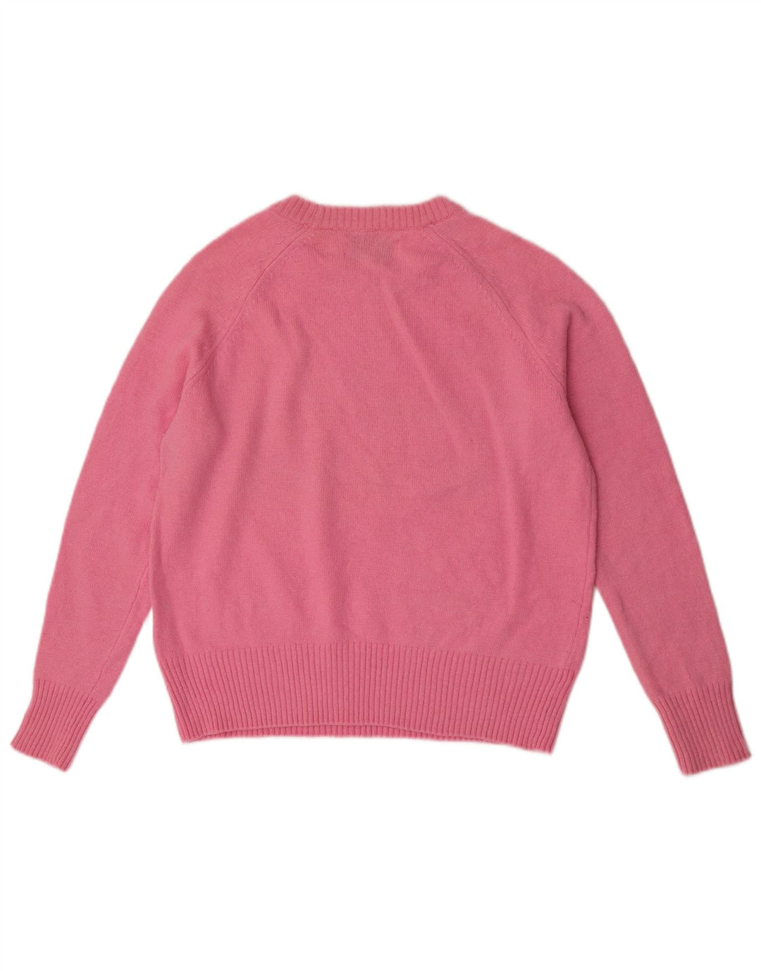 Superdry sweater med rund hals til kvinder UK 14 Medium Pink
