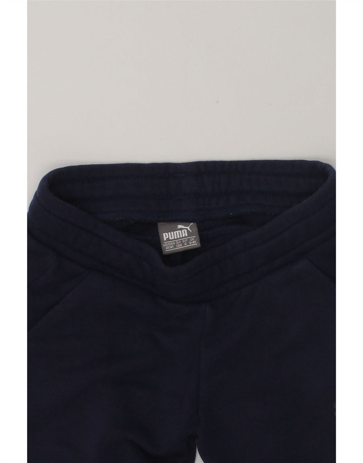 PUMA Boys Tracksuit Trousers Joggers 3-4 Years Navy Blue | Vintage Puma | Thrift | Second-Hand Puma | Used Clothing | Messina Hembry 