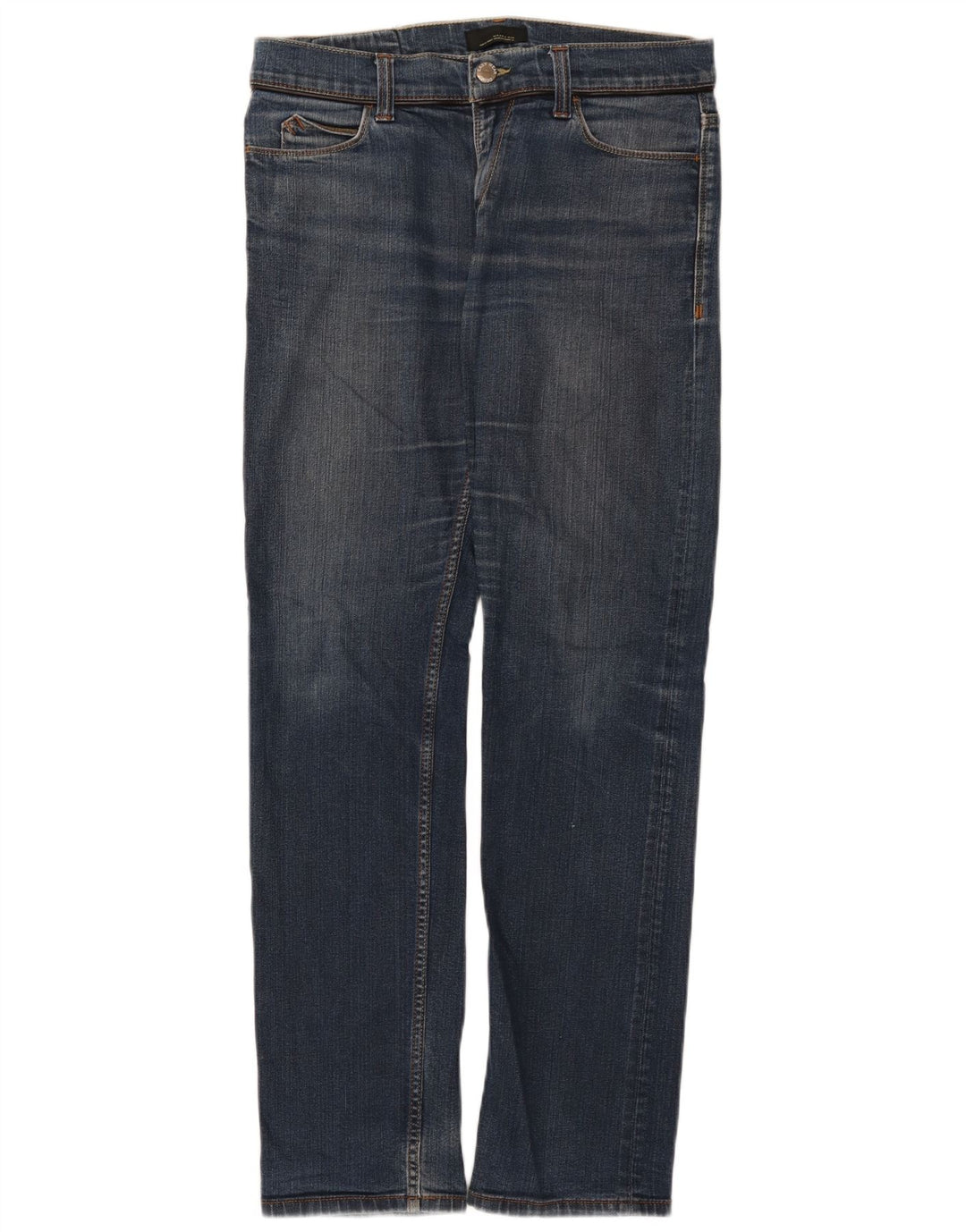 Zara Straight Jeans til mænd EU 42 Large W32 L32 Blå