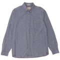 WHITE STUFF Herre Classic Fit skjorte Medium Blue Cotton