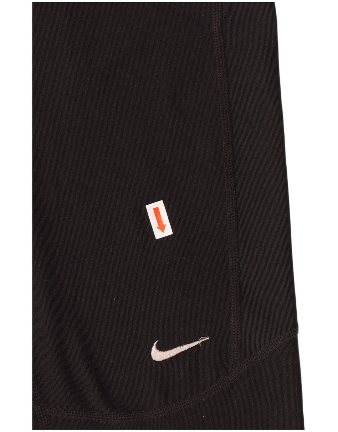 NIKE Dame Leggings UK 10 Lille sort polyester