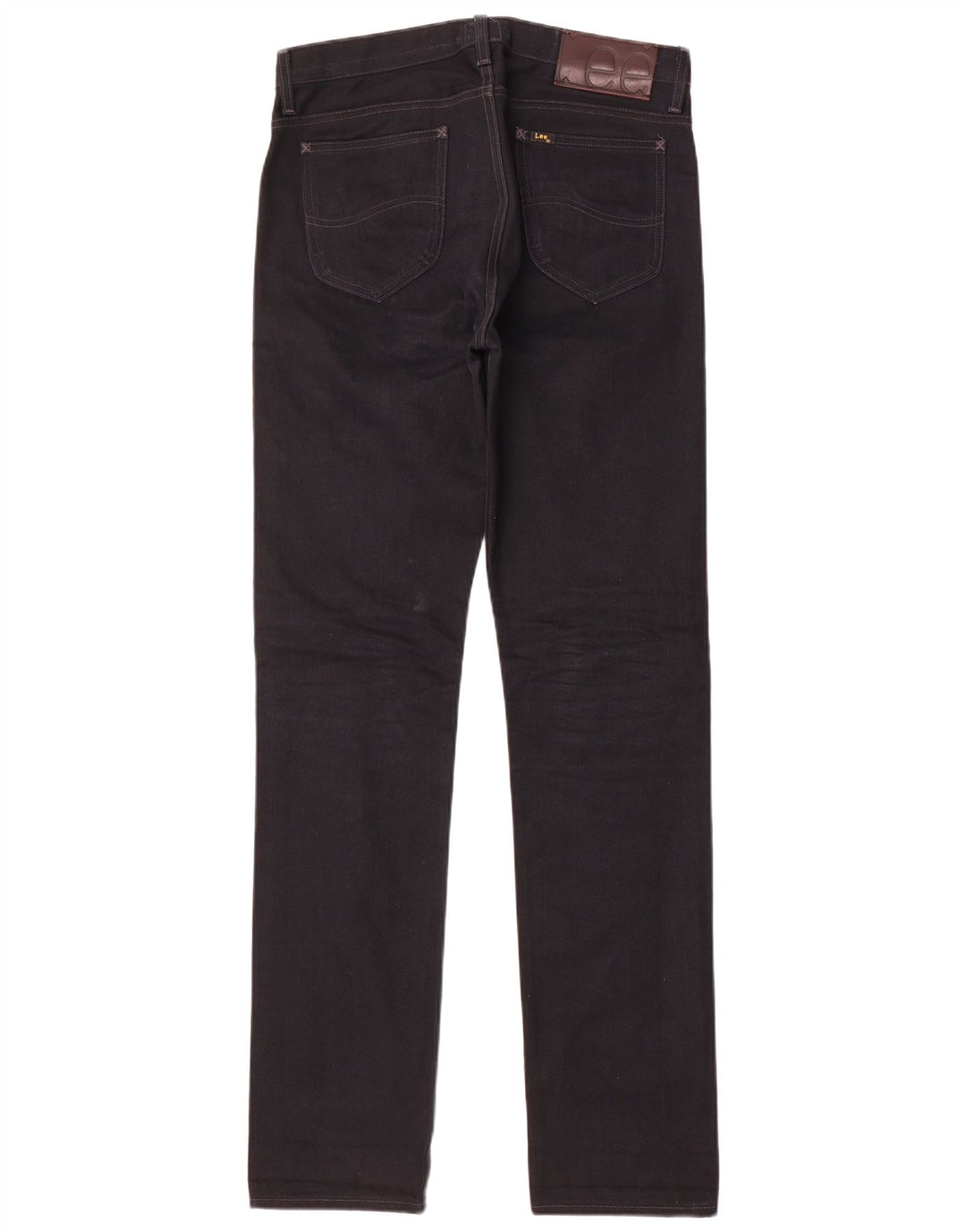 Lee Mens 101 Rider Slim Jeans W31 L34 Sort Bomuld