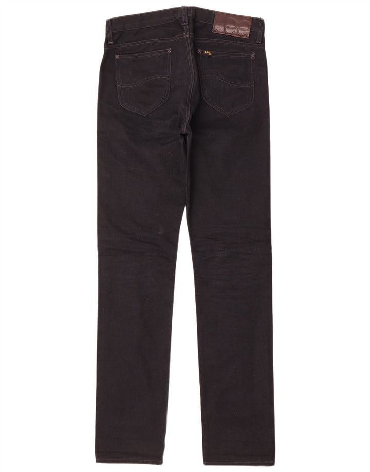 Lee Mens 101 Rider Slim Jeans W31 L34 Sort Bomuld