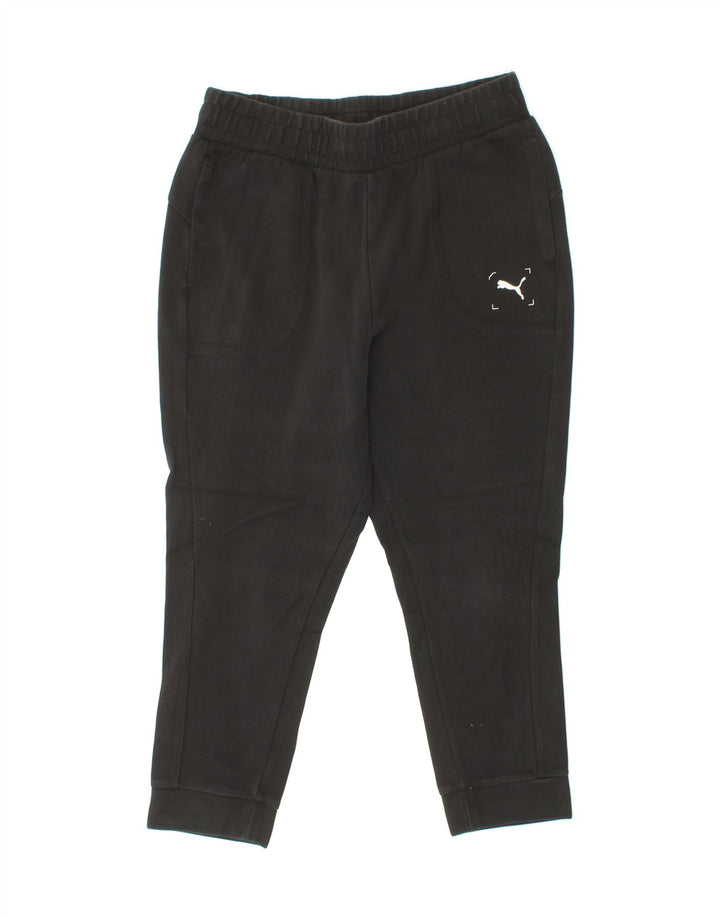 PUMA Mens Graphic Tracksuit Trousers Joggers Medium  Black Vintage Puma and Second-Hand Puma from Messina Hembry 