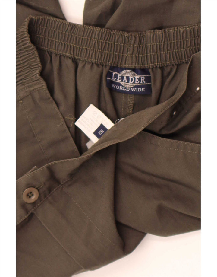 Leader Casual Shorts til mænd W34 Large Khaki Polyester