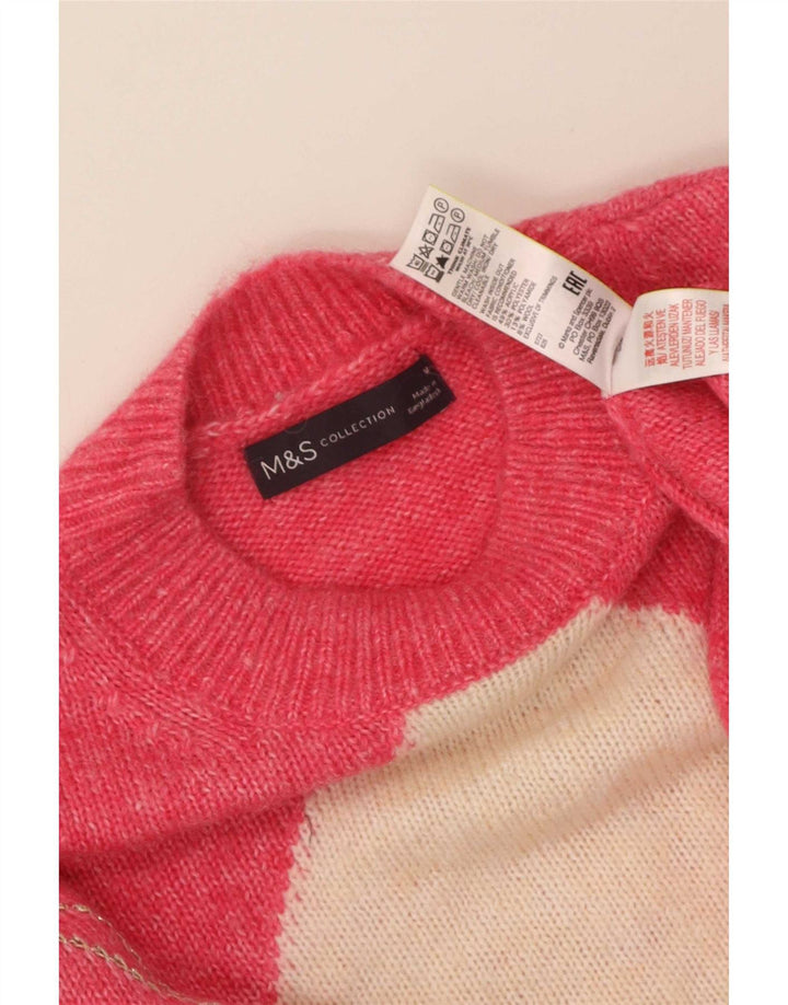 Marks & Spencer Dame sweater med rund hals DK 14 Medium Pink