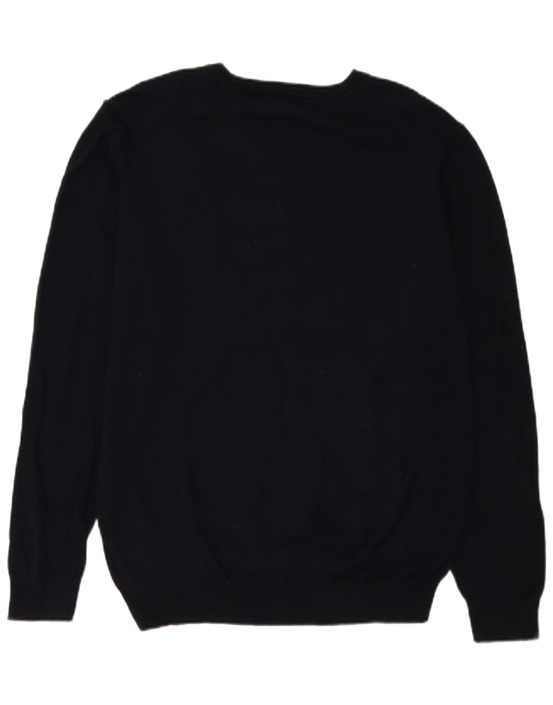 Gant Herre V-hals sweater Stor marineblå bomuld