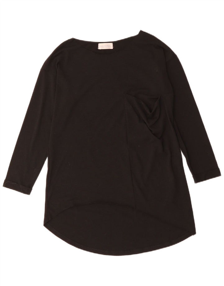 Zara Dametop Langærmet UK 14 Medium Sort