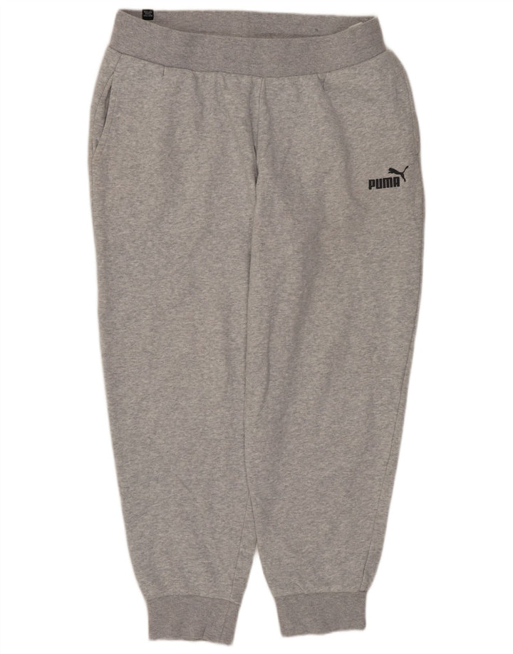 Puma Træningsdragt bukser til mænd Joggers Large Grå Flecked Polyester