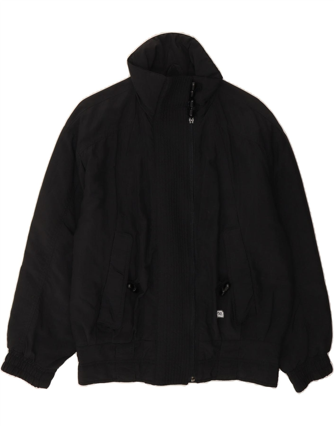 PROLINE Womens Bomber Jacket UK 18 XL Black Vintage Proline and Second-Hand Proline from Messina Hembry 
