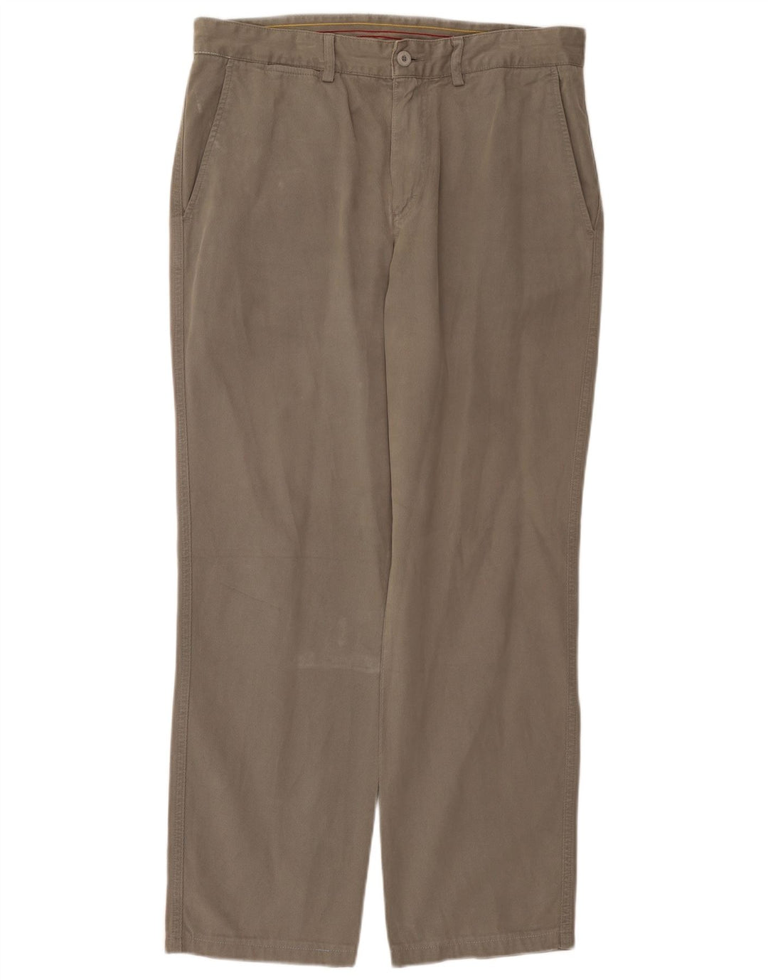 Avirex Lige Chinobukser til mænd W36 L29 Grå bomuld