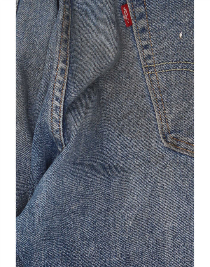 Levi's Herre 502 tilspidsede jeans W34 L30 blå bomuld