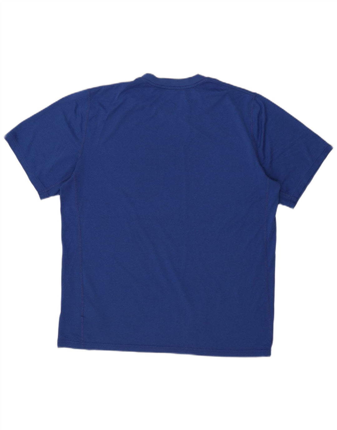 Nike Mens Dri Fit T-Shirt Top UK 42/44 Large Blue Polyester