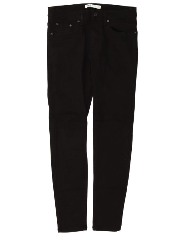 Zara Herre Skinny Jeans EU 40 Medium W31 L29 Sort Bomuld