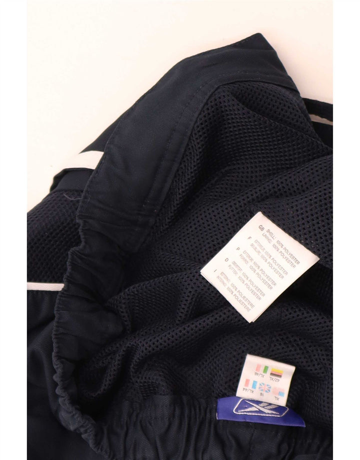 Reebok Womens træningsdragt Bukser UK 16 Large Navy Blue Polyester