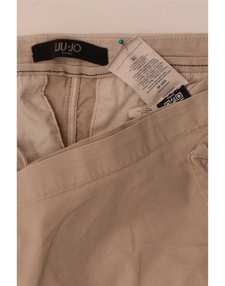 Liu Jo Herre Cargo Shorts IT 46 Small W30 Beige Bomuld
