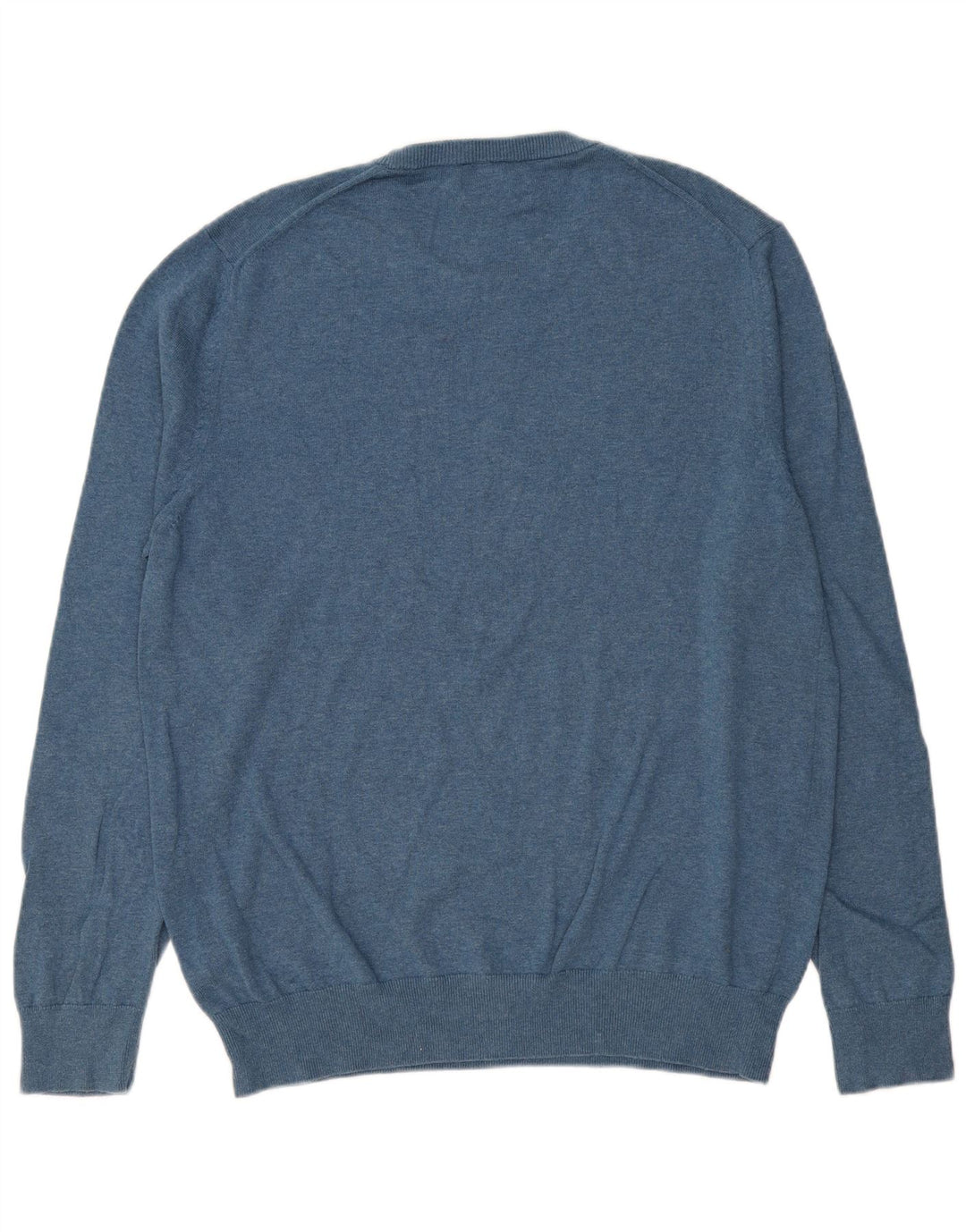 Marks & Spencer Herre sweater med rund hals XL blå bomuld