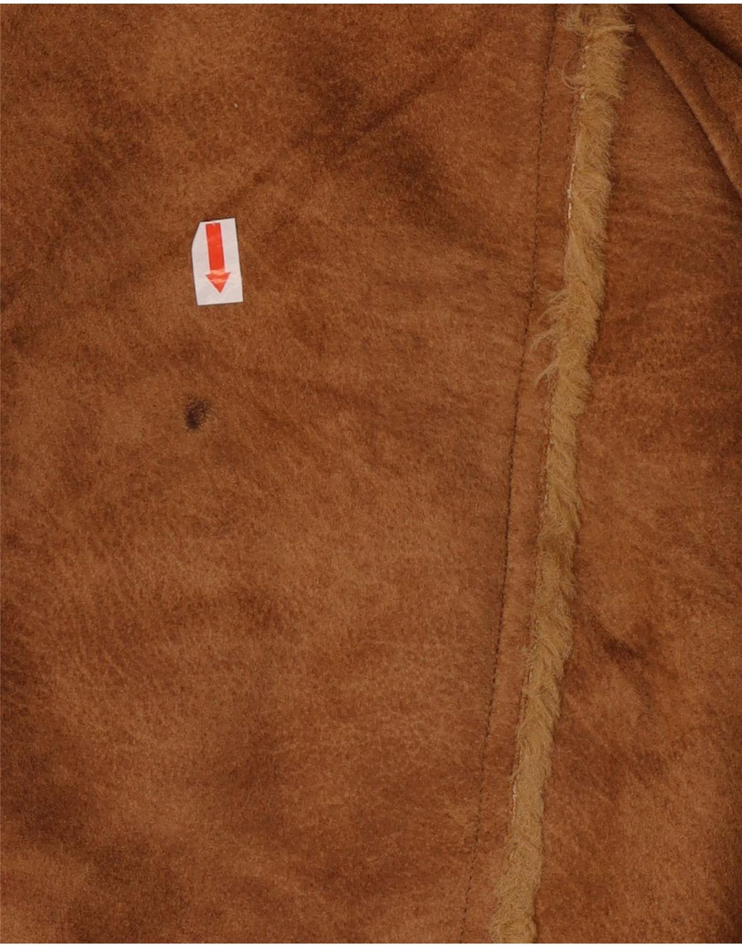 Mauritius Dame Sherpa Ruskindsjakke UK 18 XL Brun