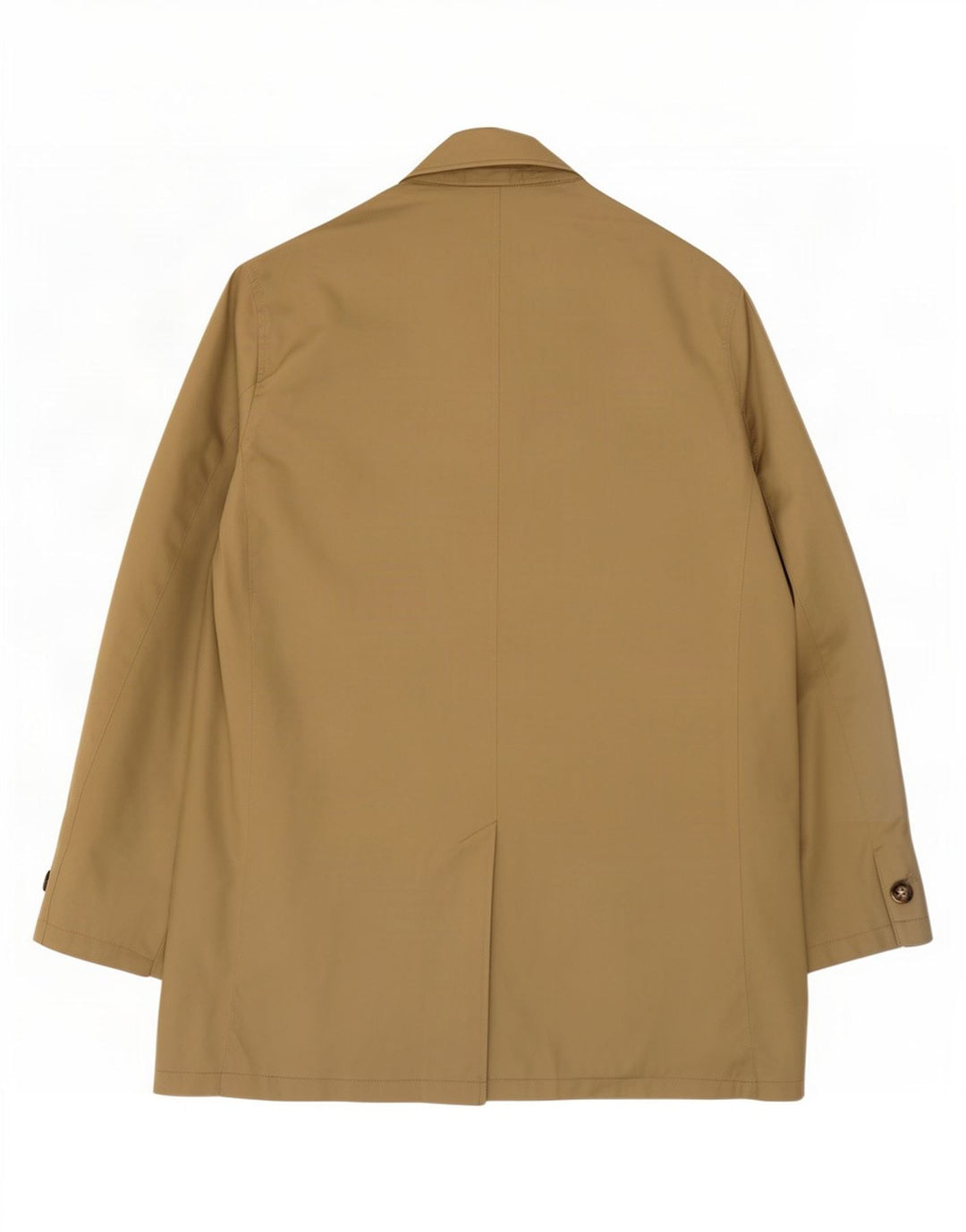 Marks & Spencer Herre Overfrakke UK 40 Large Khaki Polyester