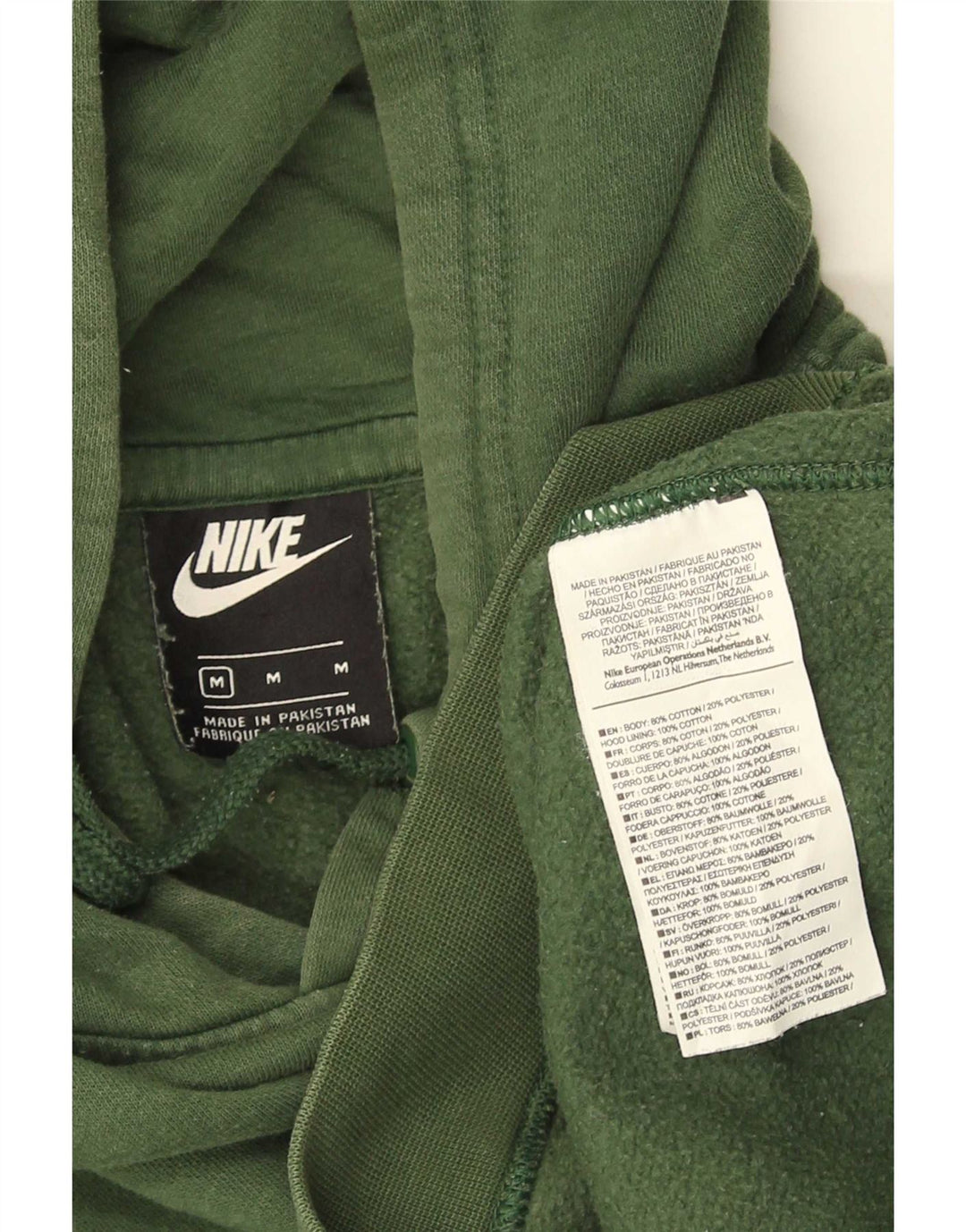 Nike Herre Hættetrøje Medium Grøn Bomuld