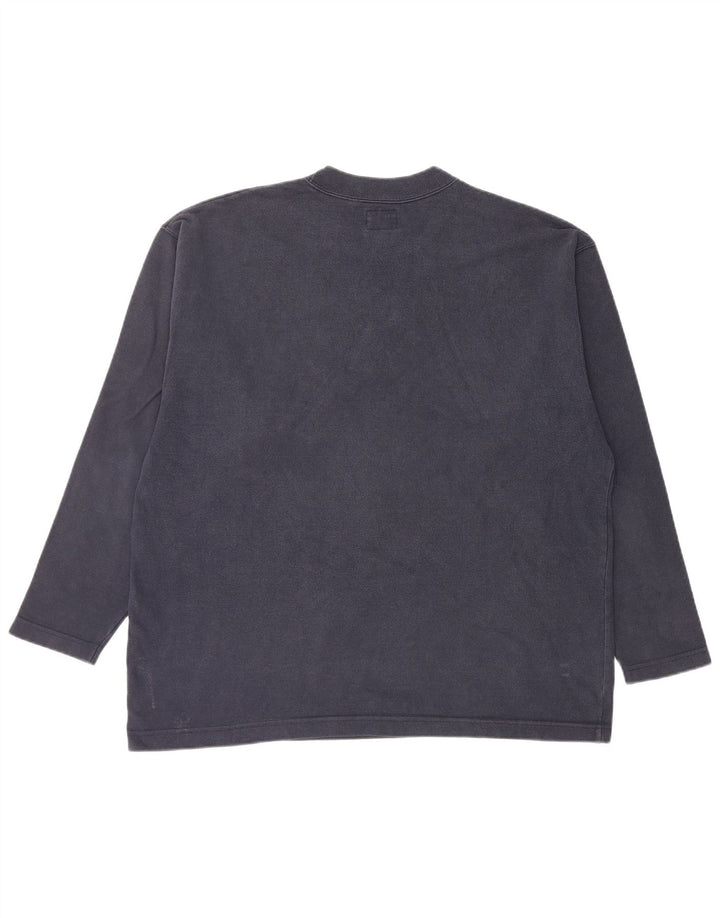 LEVI'S Grafisk sweatshirt til mænd, stor marineblå bomuld