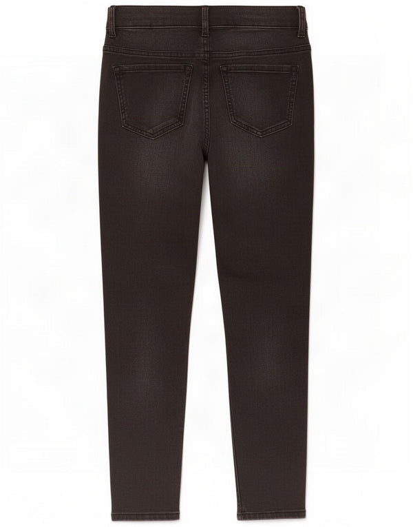 Marks & Spencer Womens The Ivy Skinny Jeans UK 8 Small W26 L25 Black Cotton