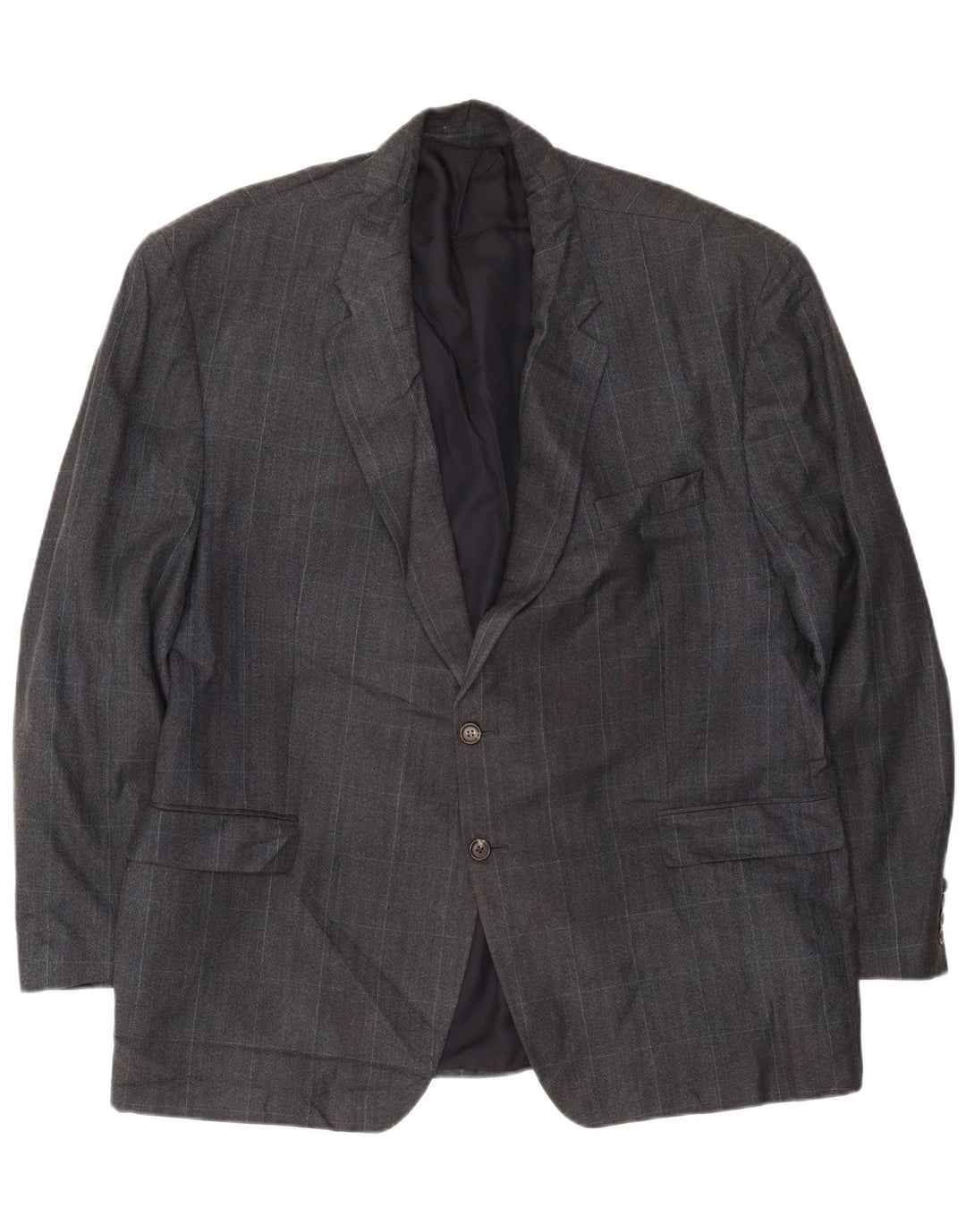 Chaps Herre 2-knaps blazerjakke UK 42 XL Navy Blue Check