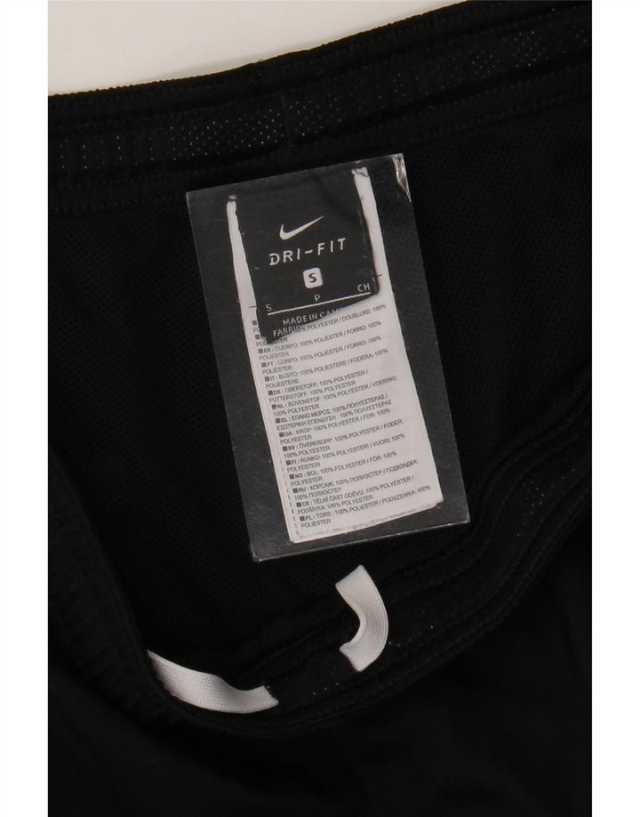 Nike Dame Dri Fit træningsdragt Bukser UK 10 Small Black Polyester