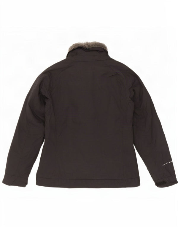 Columbia Dame Skijakke UK 14 Medium Sort Nylon