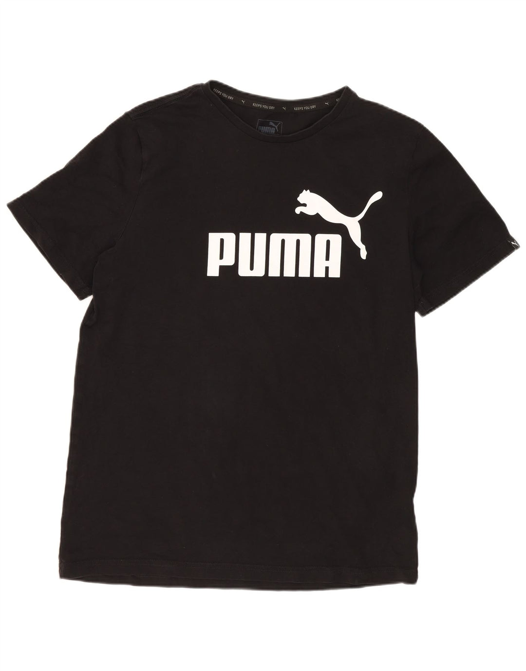 Puma Boys Grafisk T-Shirt Top 15-16 år Sort