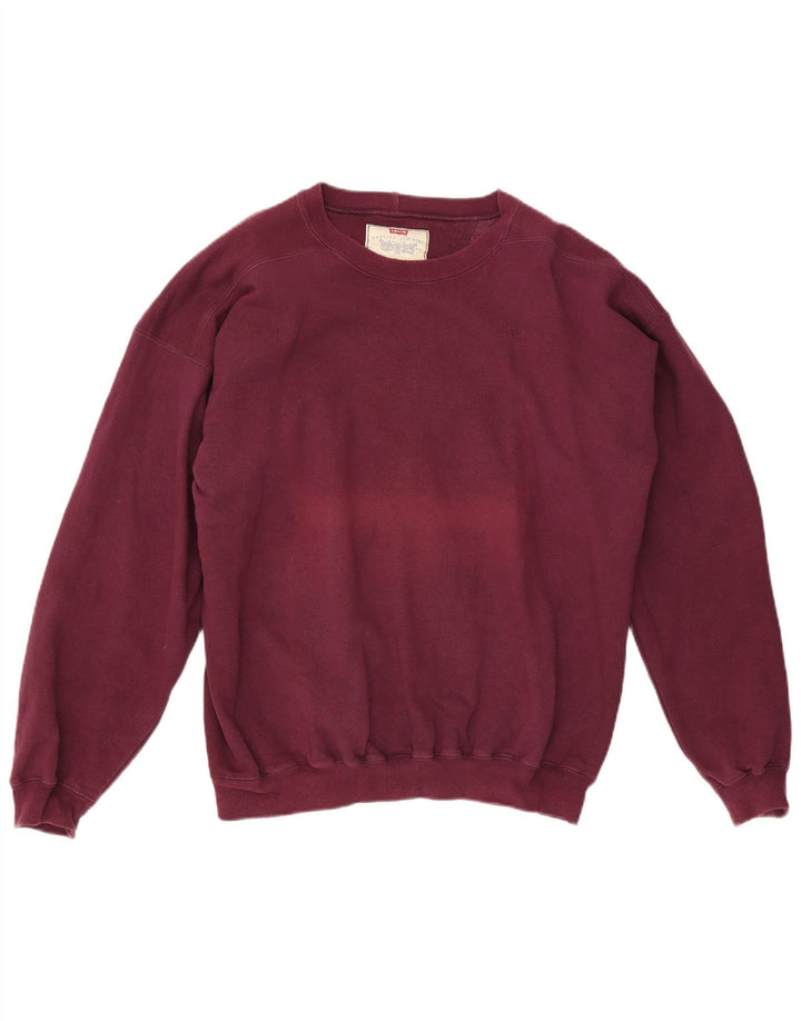 LEVI'S Sweatshirt til mænd Stor rødbrun bomuld