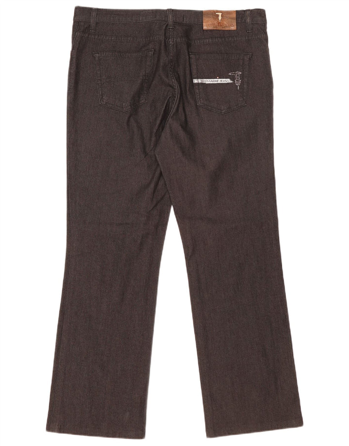Trussardi Dame Bootcut Jeans W34 L29 Sort Bomuld