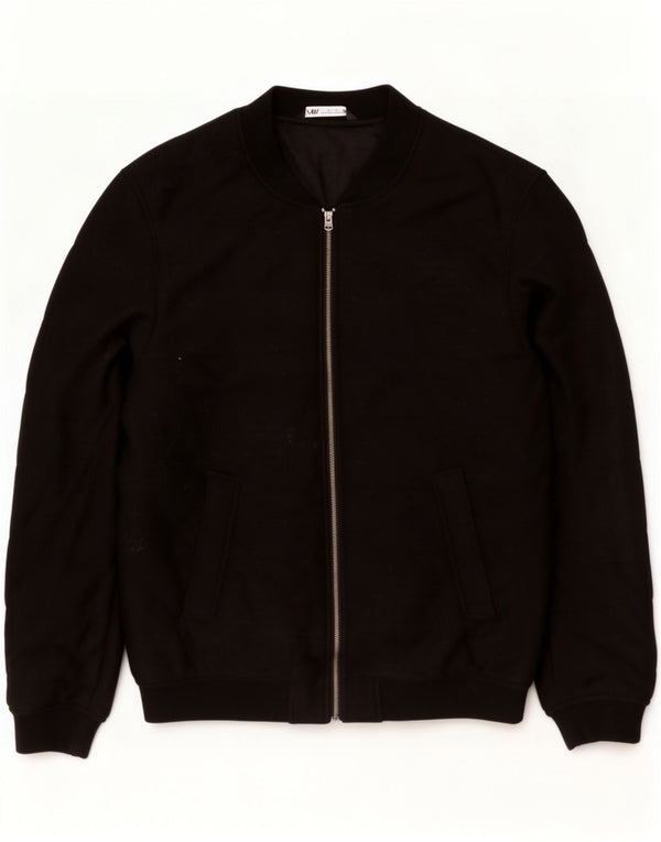 Zara Bomberjakke til mænd UK 42 XL Sort Polyester