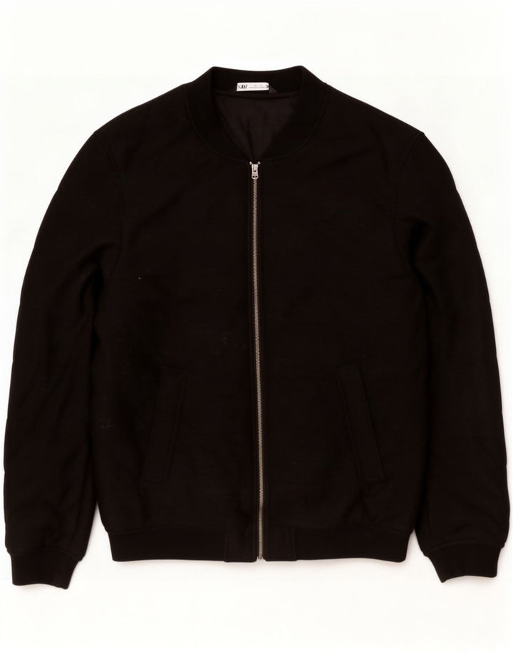Zara Bomberjakke til mænd UK 42 XL Sort Polyester