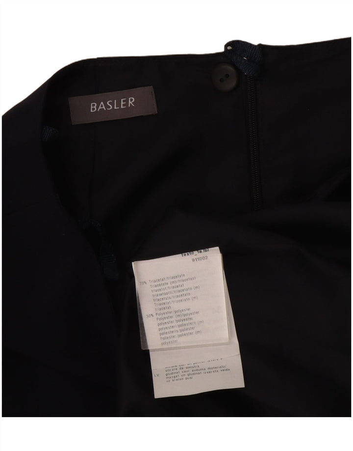 Basler Pencil Nederdel til kvinder W26 Small Navy Blue Triacetat