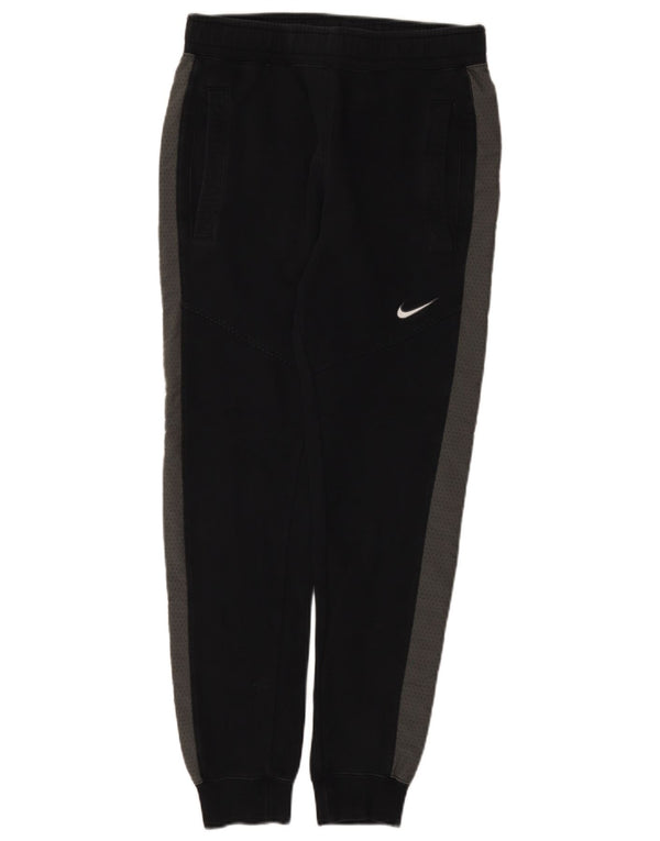 Nike Træningsdragt bukser til mænd Joggers Small Black Colourblock Bomuld